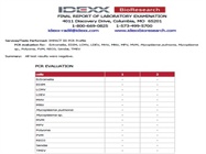 Microbial Pathogens Impact Testing