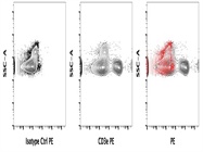 Easily Distinguishes Murine CD3e+ Peripheral Blood T Cells