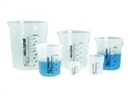Nalgene Polypropylene Griffin Low-Form Plastic Beakers