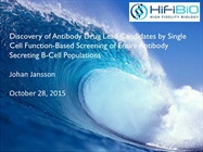 Webinar: Discovery of Antibody Drug Lead Candidates by Single Cell Function-Based Screening of Entire Antibody Secreting B-Cell Populations