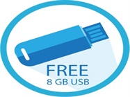 Complimentary USB Drive for all orders