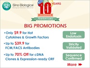 Big Promotions for Sino Biological 10th Anniversary