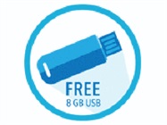 Complimentary USB Drive for all orders