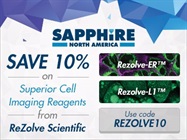 Save 10% on Superior Cell Imaging Reagents from ReZolve Scientific