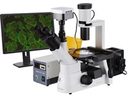 AmScope™ Fluorescent Inverted Microscope with 5MP Camera
