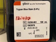 Trypan Blue Stain to Exclude Non-Viable Cells