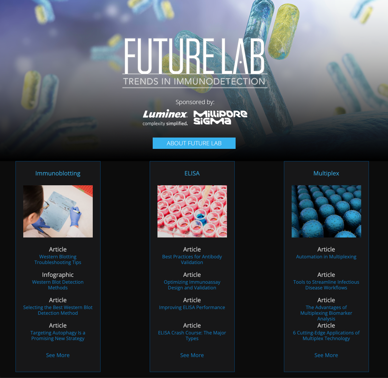 Future Lab Registration: Immunodetection