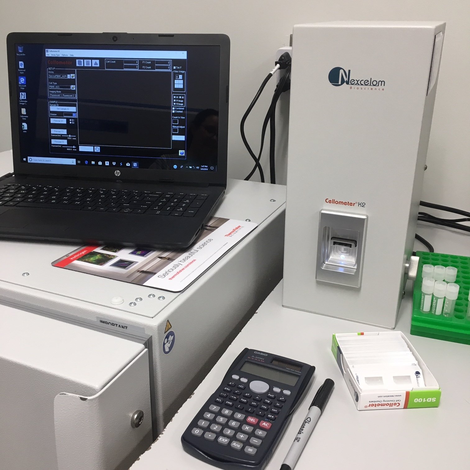 Cellometer K2 Fluorescent Viability Cell Counter Product