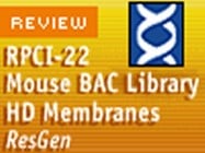 Invitrogen ResGen's RPCI-22 Mouse BAC Library HD Membranes