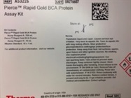 Rapid Estimation of Proteins Using Pierce Rapid Gold BCA Protein Assay Kit