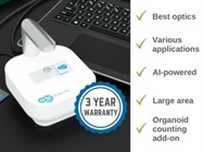 Exclusive 3 year warranty of the CytoSMART Exact FL fluorescence cell counter: Cell counting has never been so stress-free!