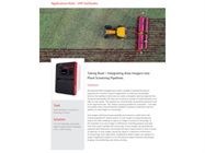 Integrating Area Imagers into Plant Screening Pipelines