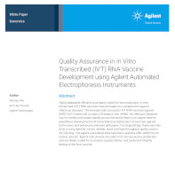 Quality Assurance in In Vitro RNA Vaccine