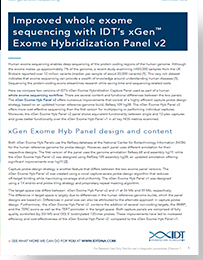 Improved Whole Exome Sequencing With IDT's xGen Exome Hybridization Panel v2