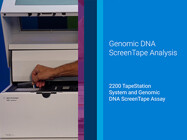 Watch Video: Reliable QC for Low-Concentration Genomic DNA—The New Agilent High Sensitivity Genomic DNA ScreenTape Assay for TapeStation Systems – Demo with Marcus Gassmann, PhD