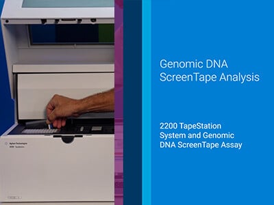 Watch Video: Reliable QC for Low-Concentration Genomic DNA—The New Agilent High Sensitivity Genomic DNA ScreenTape Assay for TapeStation Systems – Demo with Marcus Gassmann, PhD