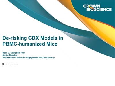 Cdsrx Risk Model Webinar: De-risking CDX Models in Humanized Mice | Biocompare: The ...
